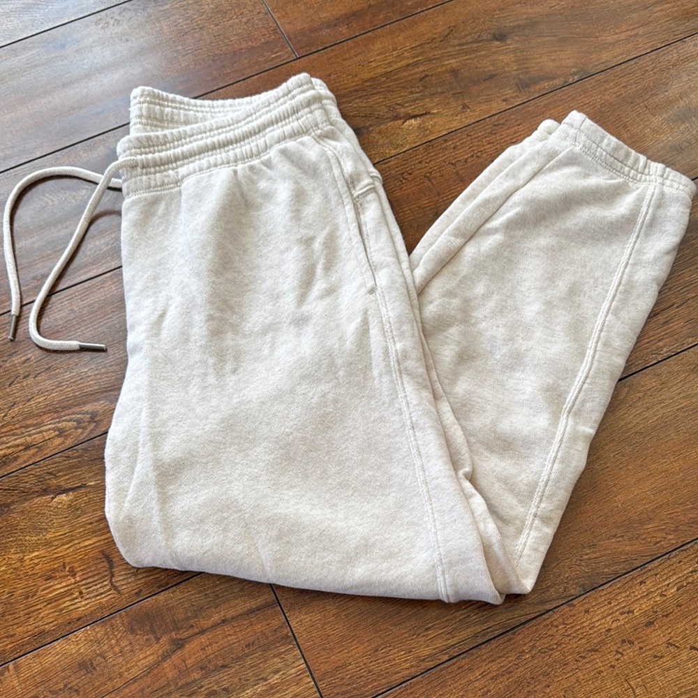 Women  Cream Jogger Pants
